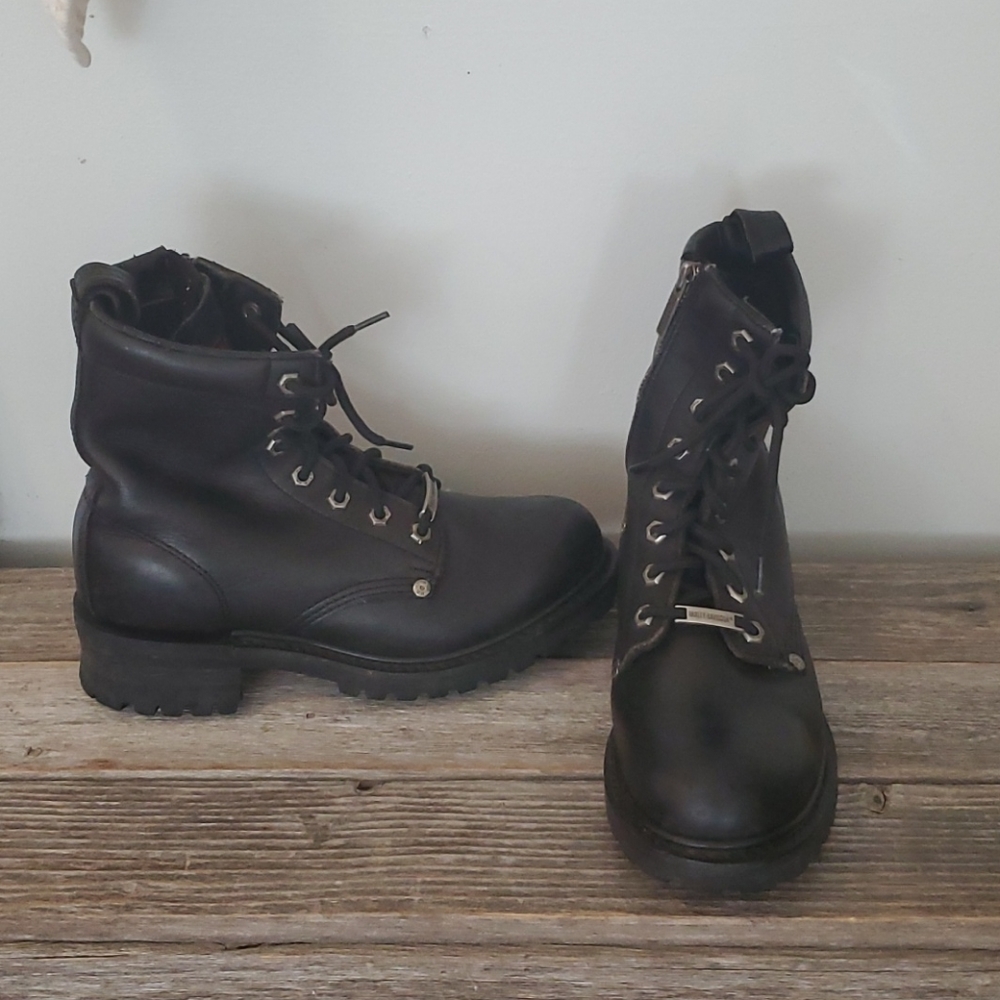 Harley Davidson Womens Leather Boots